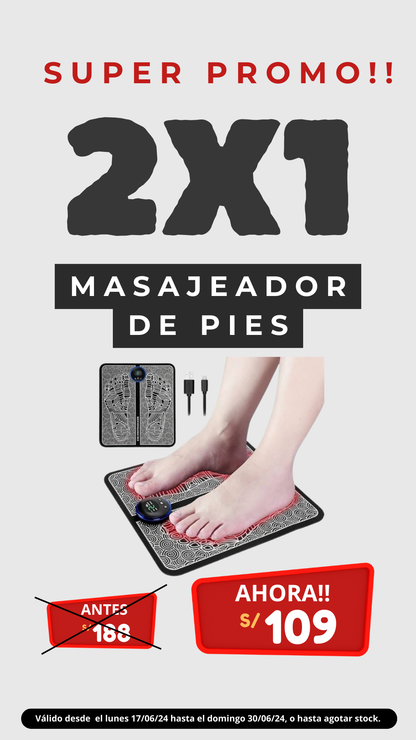 Masajeador de Pies Eléctrico USB Portátil | 🔥 ENVÍO GRATIS 🔥